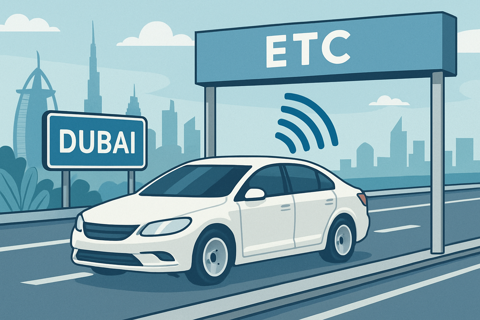 Seamless toll payment on Dubai roads