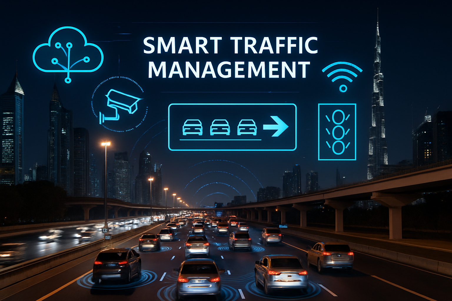 Smart traffic management in Dubai