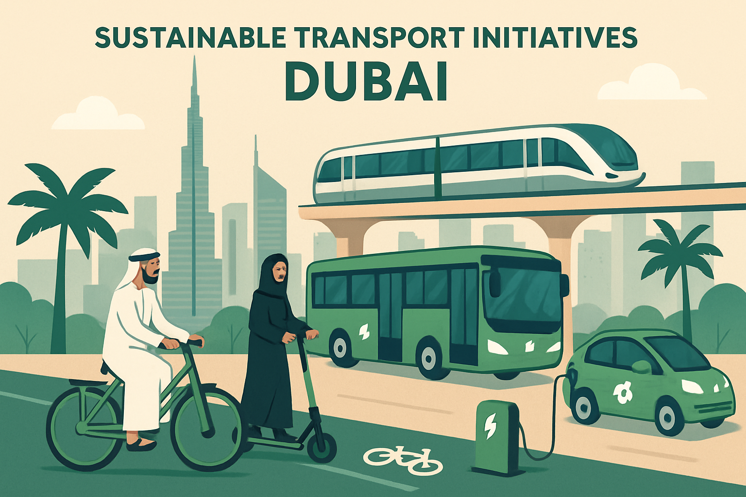 Sustainable transport initiatives in Dubai